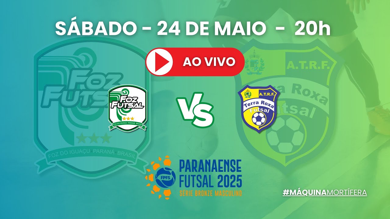 Foz Futsal x Adema Matelândia - Primeira Fase - Série Bronze do Paranaense de Futsal 2025
