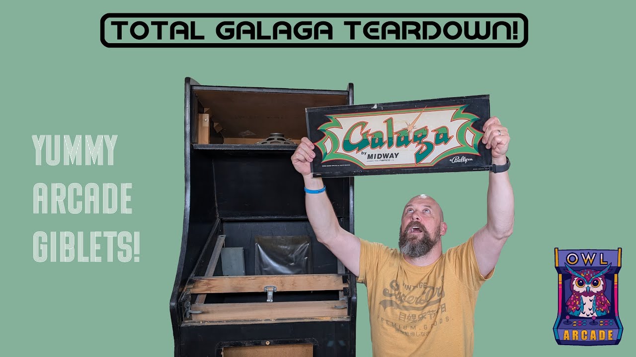 Original Bally Midway Galaga!  Part 2 - Total Galaga Teardown!
