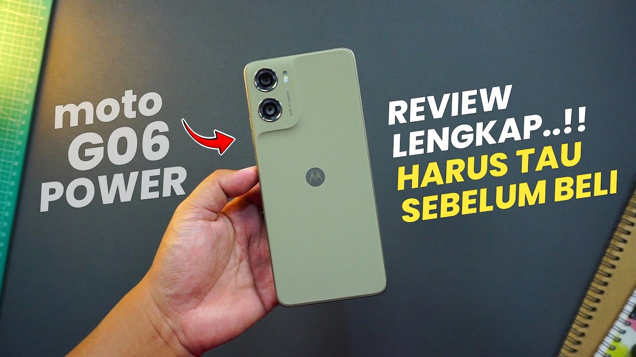 GOKIL BATERAI NYA SUPER AWET..!! Review Lengkap Moto G06 Power Untuk sehari-hari
