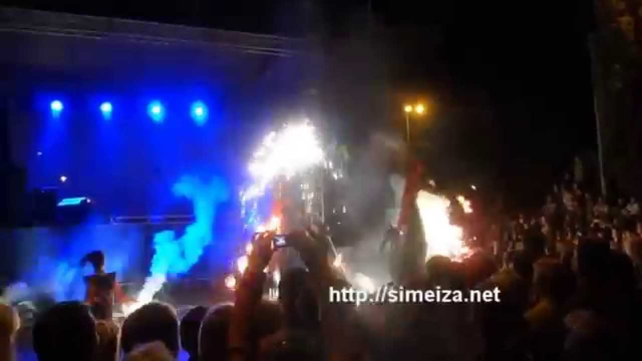 Симеиз фаер-шоу Отдых в Симеизе - Часть 3