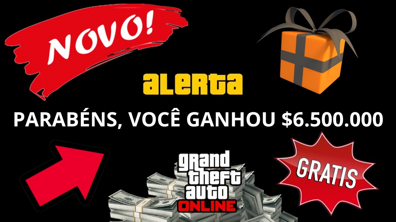 🎁 Rockstar Liberou $ 6.5 Milhões! Veja Como Resgatar no GTA Online | SOLO