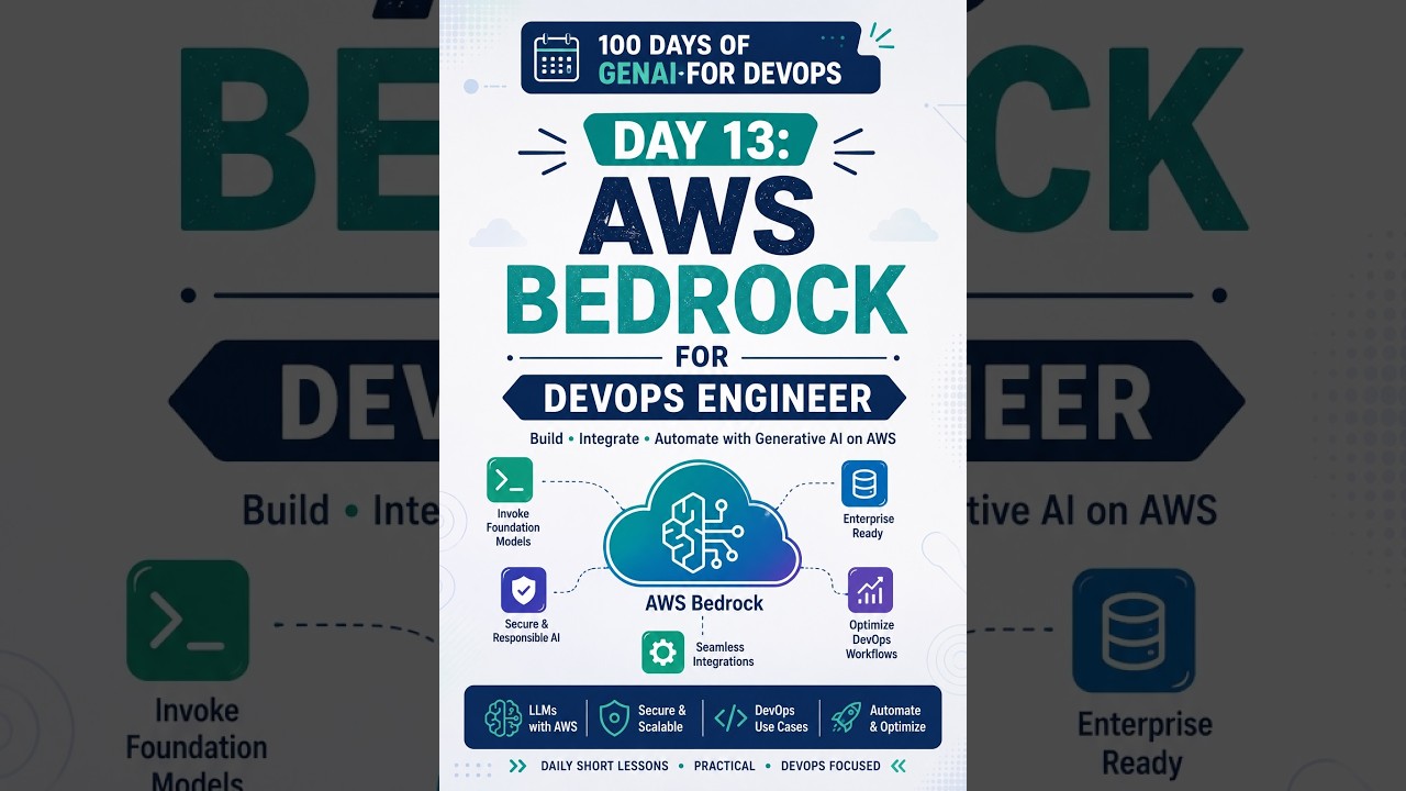 День 13: 100 дней генеративного ИИ для DevOps: AWS Bedrock для DevOps-инженеров