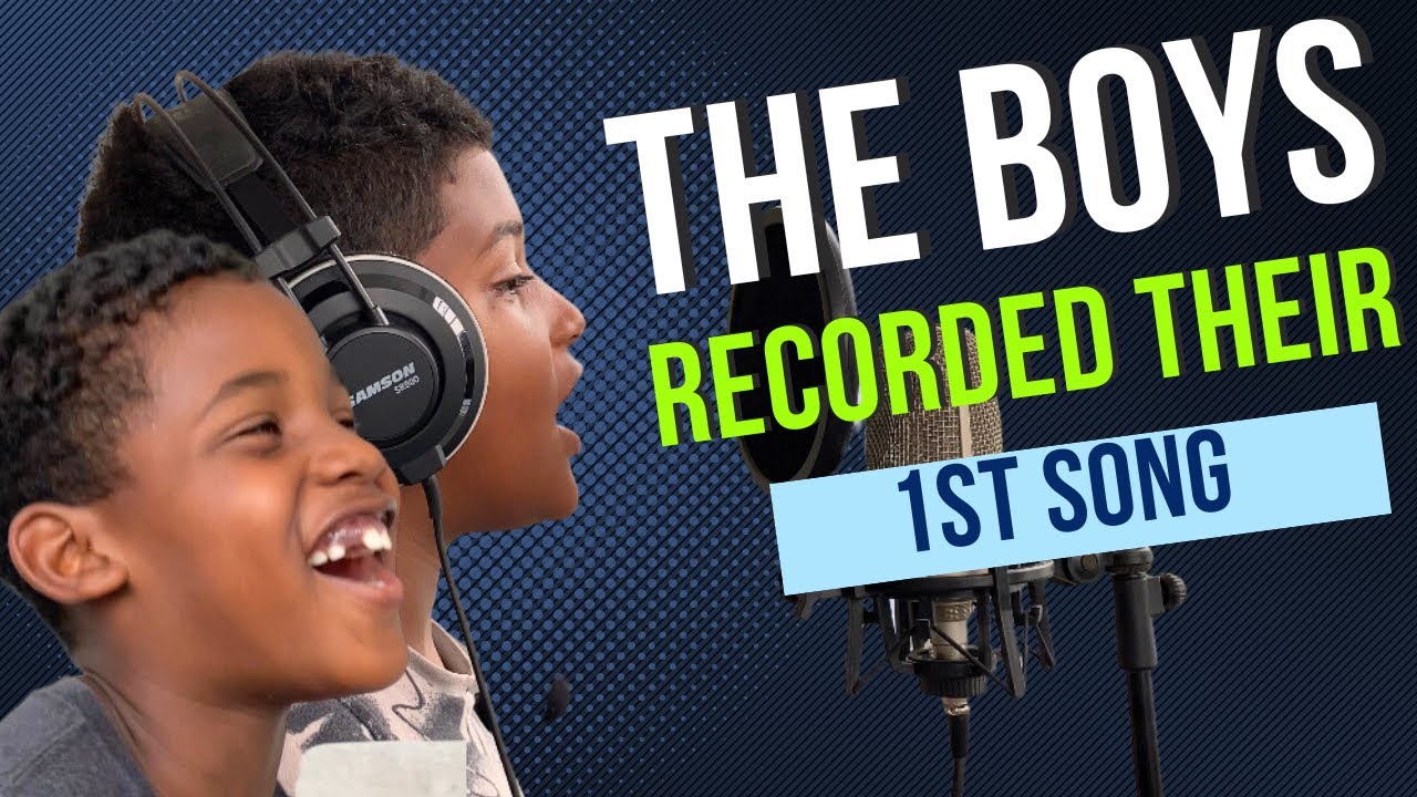 The Boys Recorded Their 1st Song @Meet The Mitchells