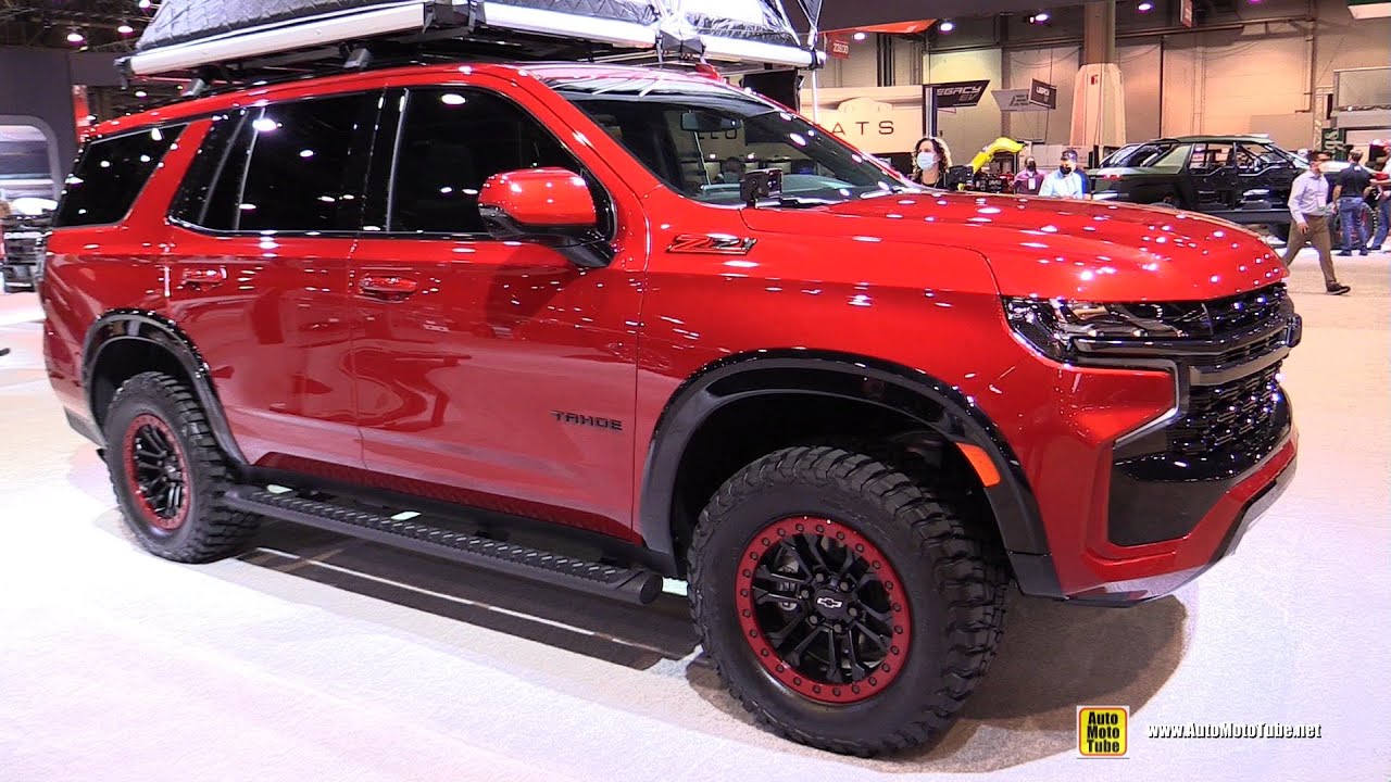2022 Chevrolet Tahoe Z71 Overlanding - Exterior Interior Walkaround - 2021 SEMA