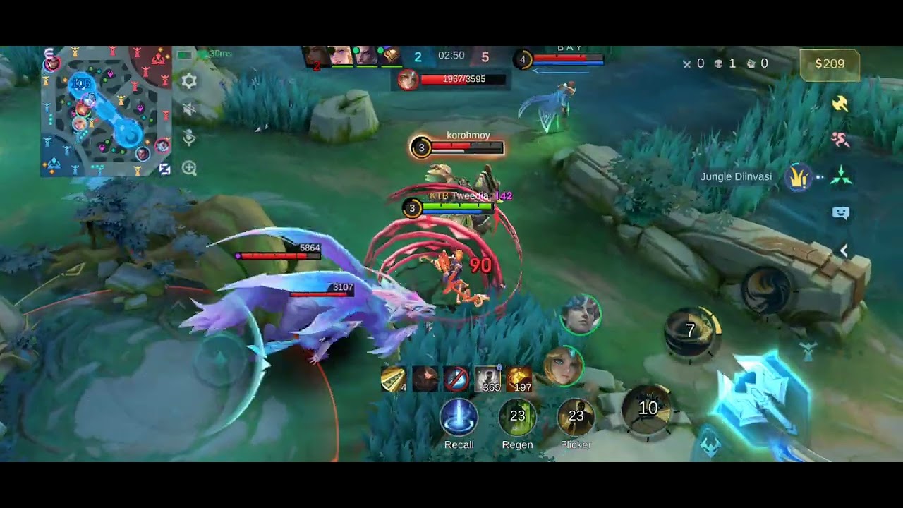 Ada Masalah? Tak masalah tim kita kuat 💪 #mobilelegends #gameplaytank #AkuBanggaMainTank #fyp #viral