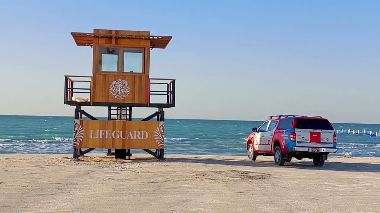 No Words, Just Waves 🌊 | Ocean Ambience in the Desert – Bilaj Al Jazayer, Bahrain