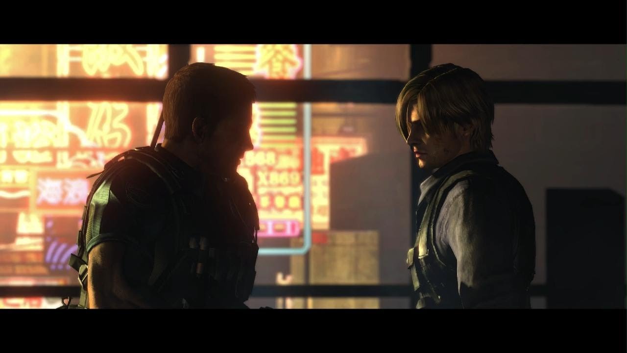 Resident Evil 6 Chris Redfield vs Leon Coop