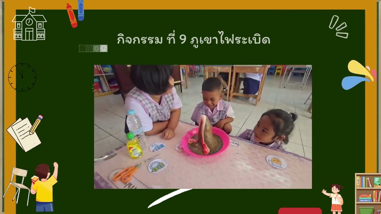 วีดีโอการจัดกิจกรรมการทดลอง