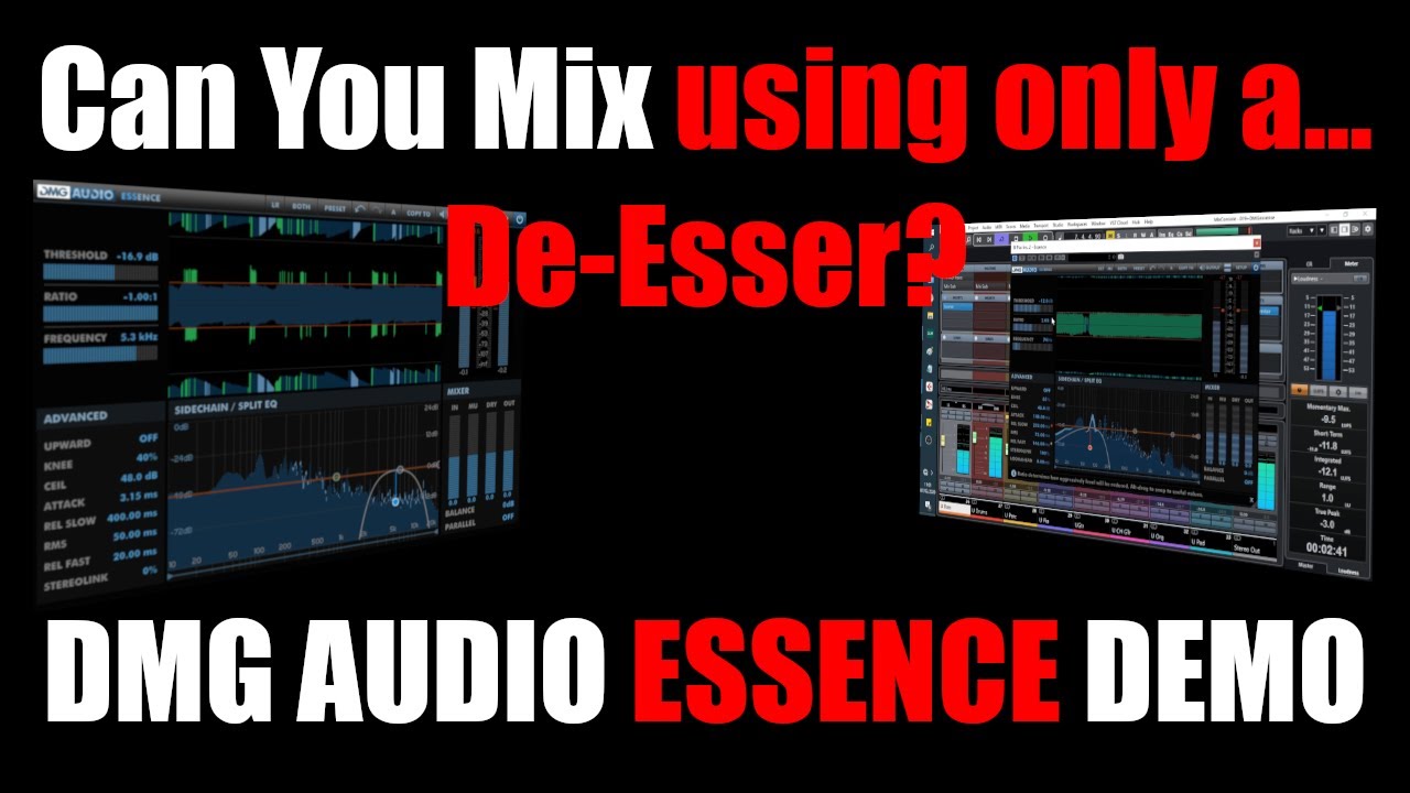 DMG Essence Demo : Can You Mix Only Using a De Esser?