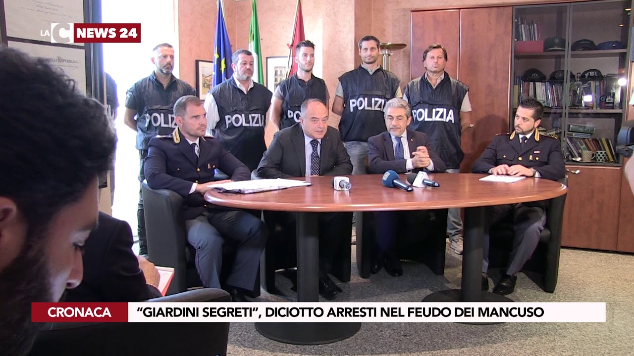 “GIARDINI SEGRETI”, DICIOTTO ARRESTI NEL FEUDO DEI MANCUSO