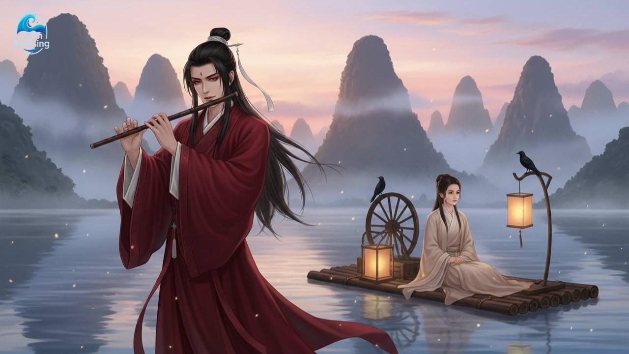 Calming Chinese Music •  Flute + Guzheng for Stress Relief