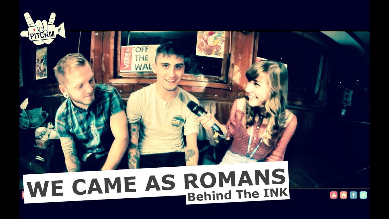 WE CAME AS ROMANS - Behind the INK w/ Kyle Pavone & David Stephens | www.pitcam.tv