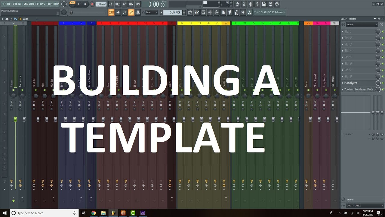 FL Studio 20 Workflow: Building a Template