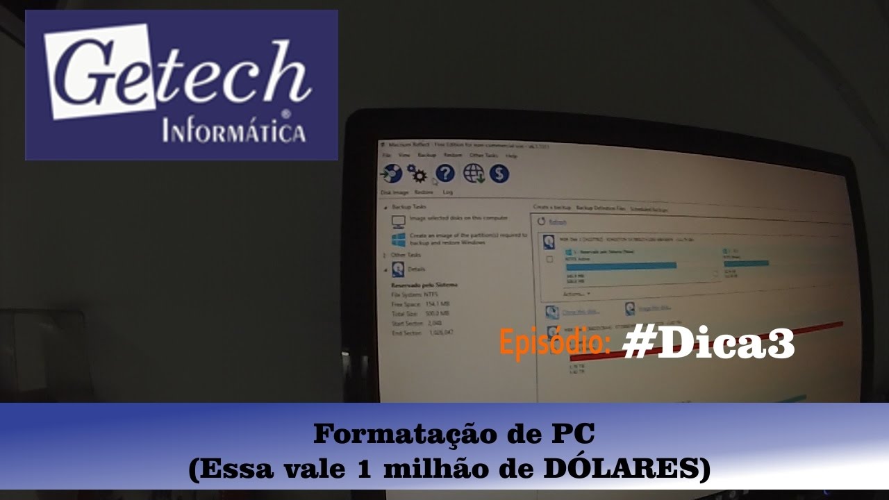 Formata&ccedil;&atilde;o de PC (Essa vale 1 milh&atilde;o de D&Oacute;LARES)