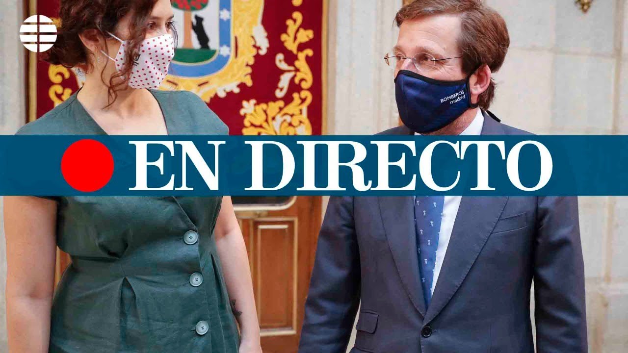 DIRECTO CORONAVIRUS | Comparecencia de Díaz Ayuso y Martínez Almeida  sobre la situación de Madrid