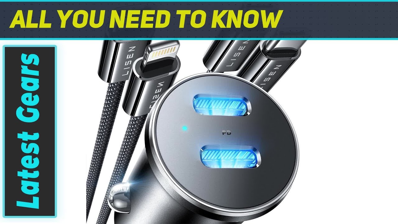 Обзор автомобильного зарядного устройства LISEN 90 Вт USB C: быстрая зарядка на ходу!