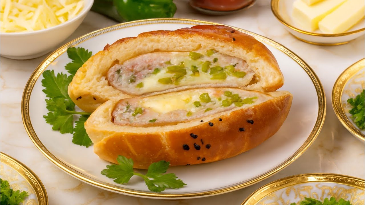 Хрустящие куриные пирожки с простым тестом
