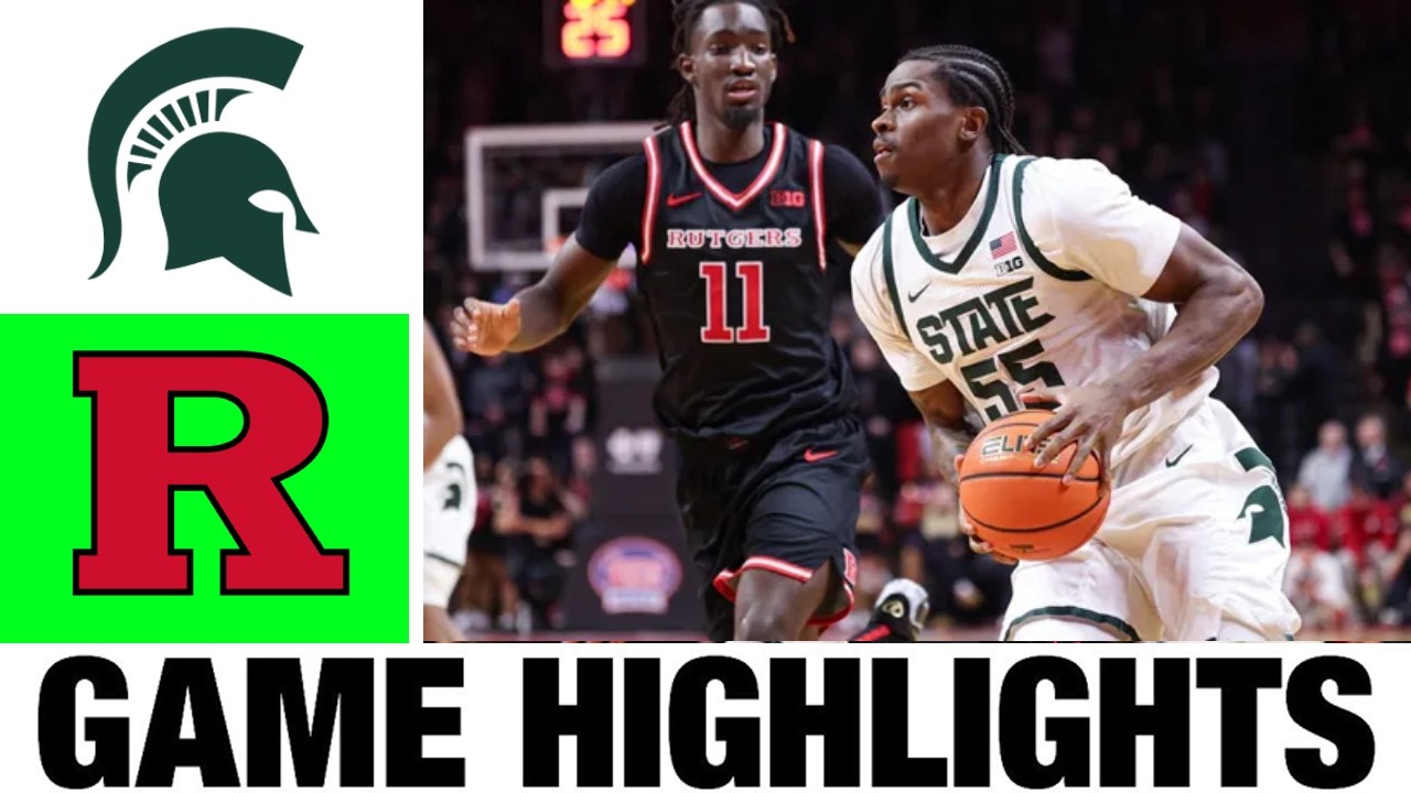 #8 Michigan State vs Rutgers Highlights | Men's Basketball | College Basketball 2026