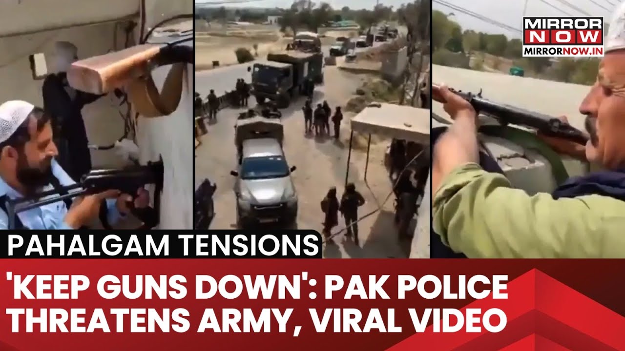 '...On Our Boots': Pakistan Police Threatens Army On Cam, Viral Video Shows