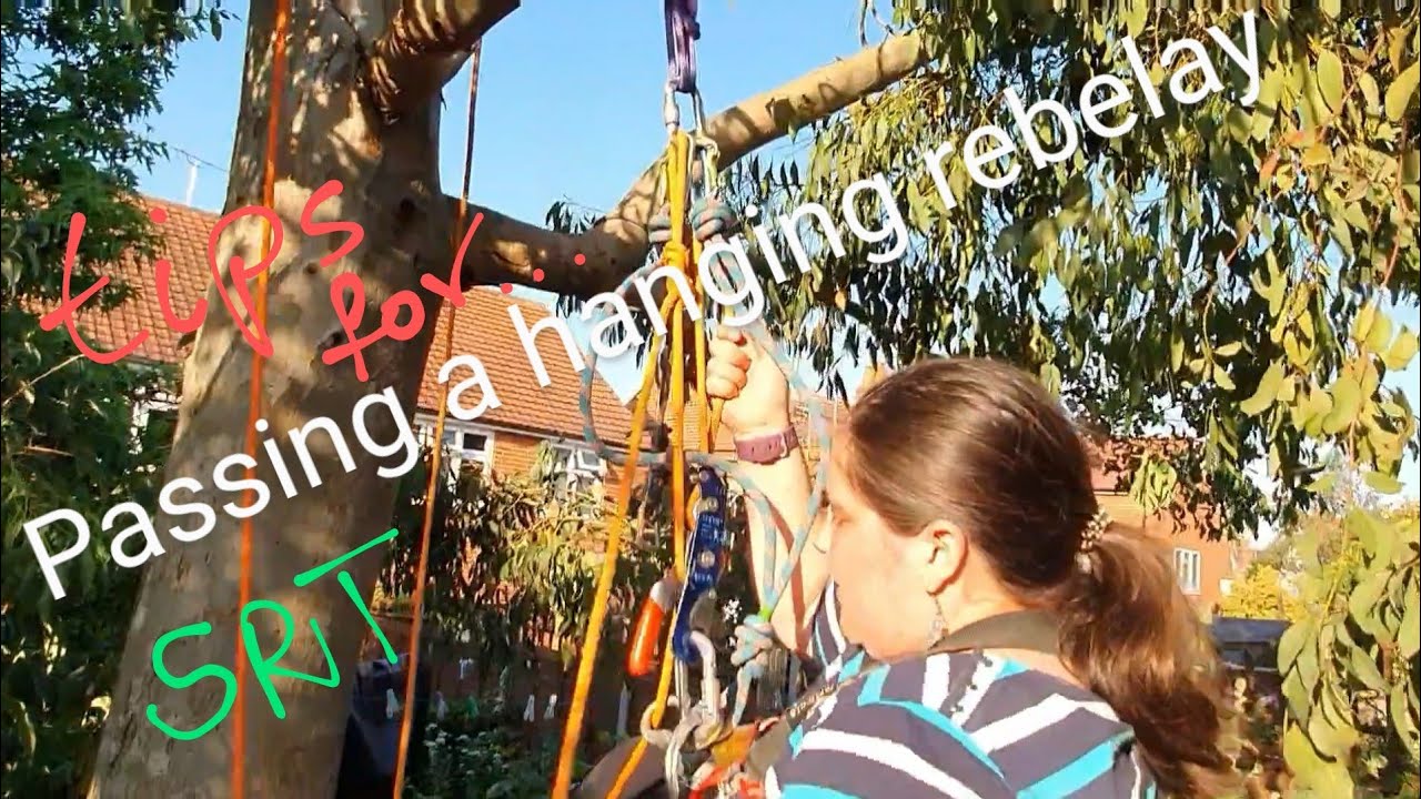 Passing a hanging rebelay on descent - Caving - SRT - Single Rope Technique
