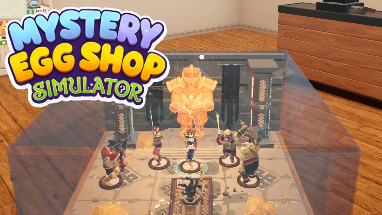 🎮 DEMO Gameplay :  Mystery Egg Shop Simulator 🥚✨Cozy Shop Management