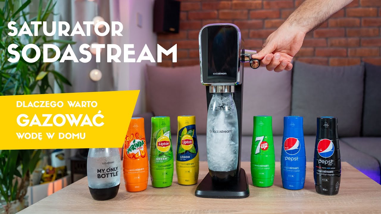 Recenzja saturatora Sodastream – dlaczego warto gazować wodę w domu