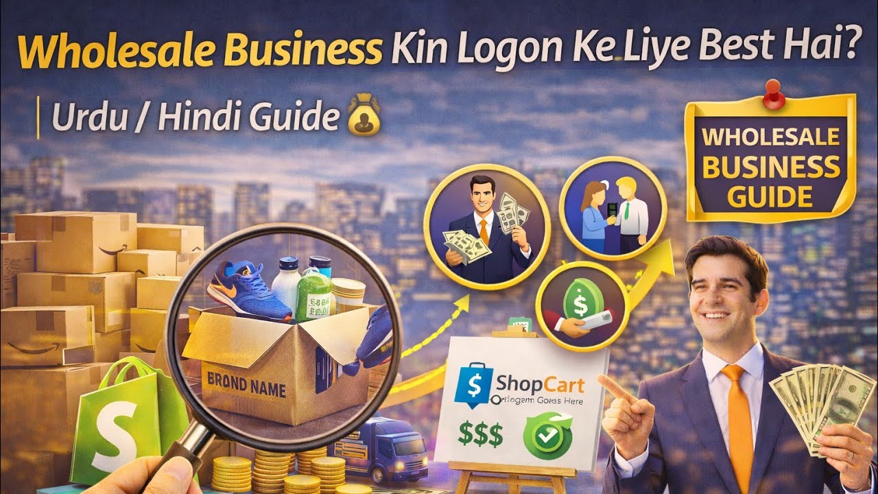 Wholesale Business Kin Logon Ke Liye Best Hai? | Urdu / Hindi Guide 💰