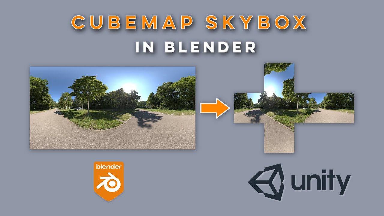 Creating Cubemap Skybox in Blender 2.9 for Unity