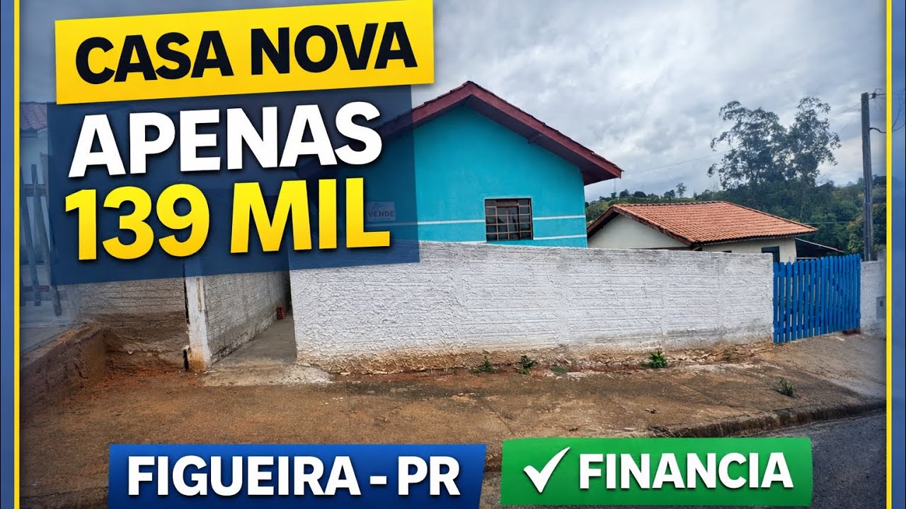 Casa NOVA por apenas 139 mil em Figueira! Apta para financiamento