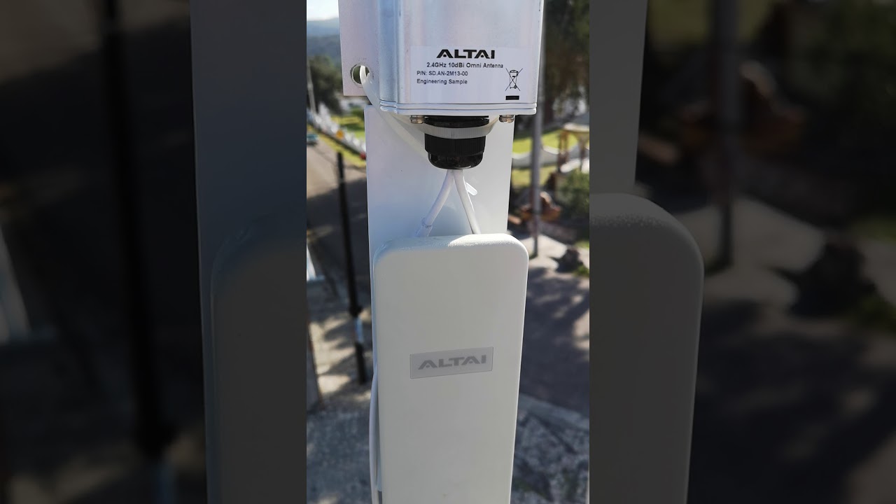 Unboxing antena omnidireccional 10 dbi Altai