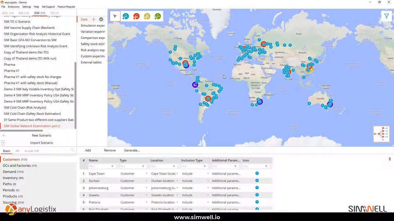 Supply Chain Analytics Tools Excel and anyLogistix