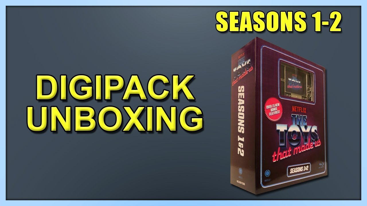 The Toys That Made Us: Seasons 1 & 2 Blu-ray Digipack Unboxing