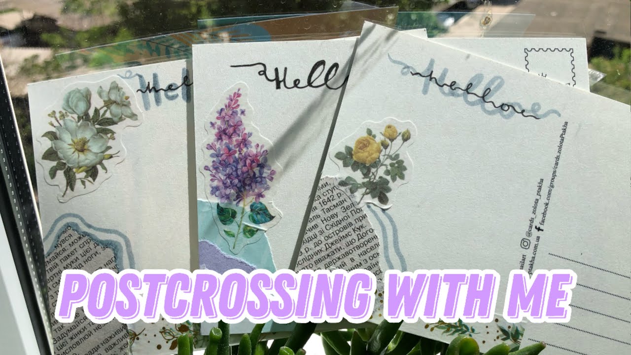 Postcrossing | Postcrossing with me