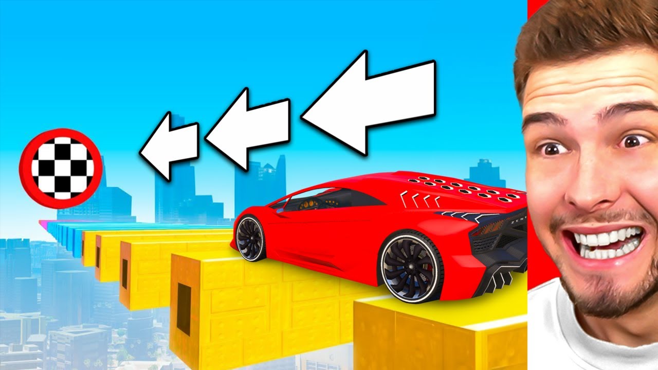 AUTOS vs. GROßE LÜCKEN CHALLENGE! (GTA 5)