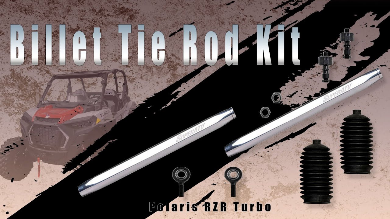 How to install SuperATV HD Billet Tie Rods on Polaris RZR XP Turbo