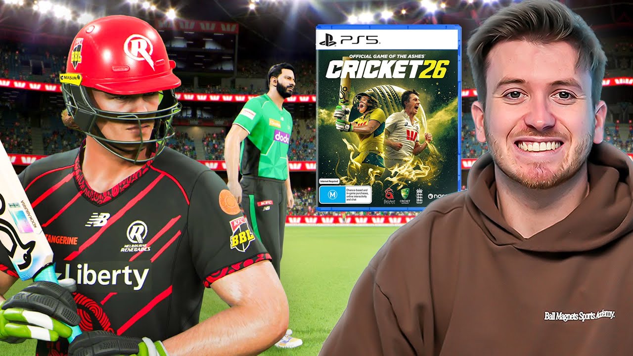 Cricket 26 Моя первая игра (реакция)