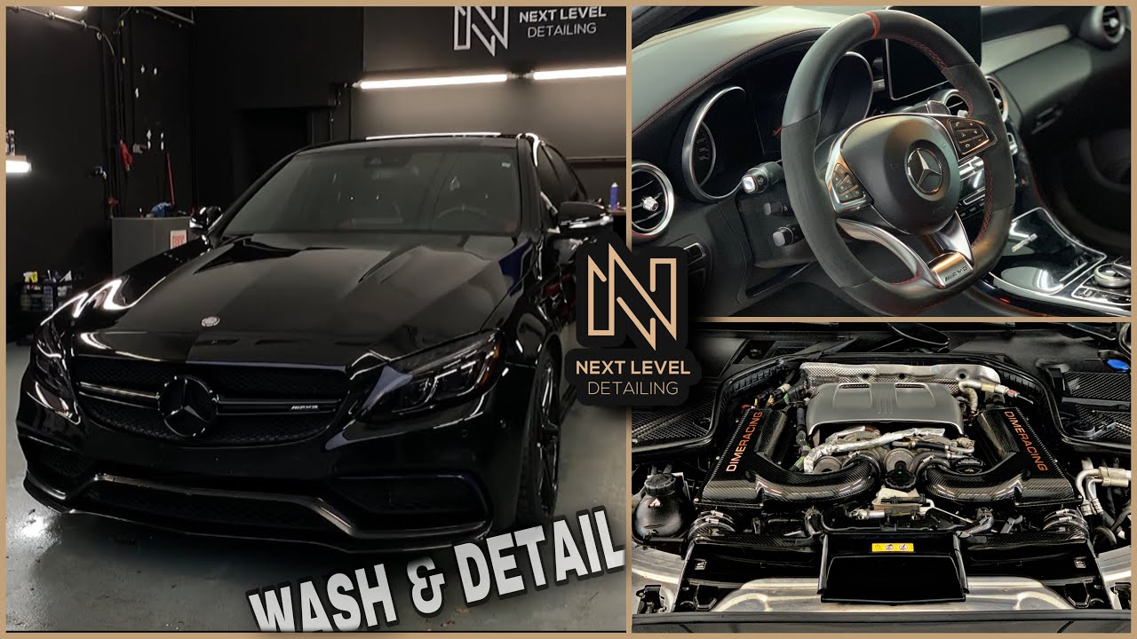 C63S AMG - WASH AND DETAIL 2021
