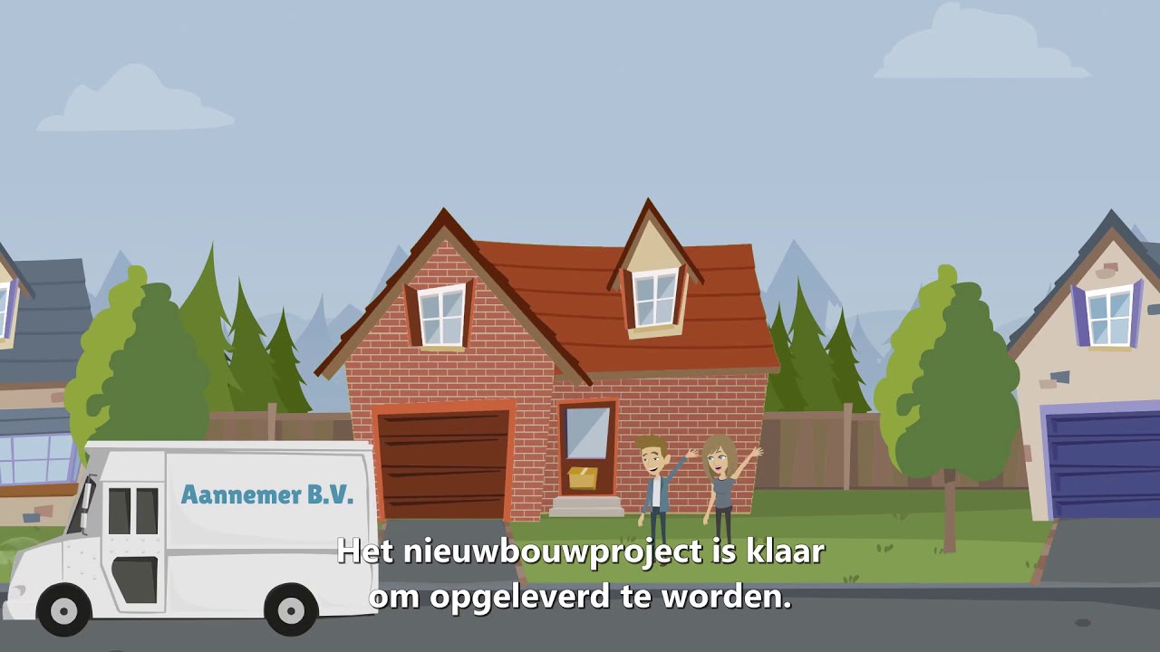 Gevelreiniging witte uitslag nieuwbouw metselwerk door VDR Gevelreiniging.