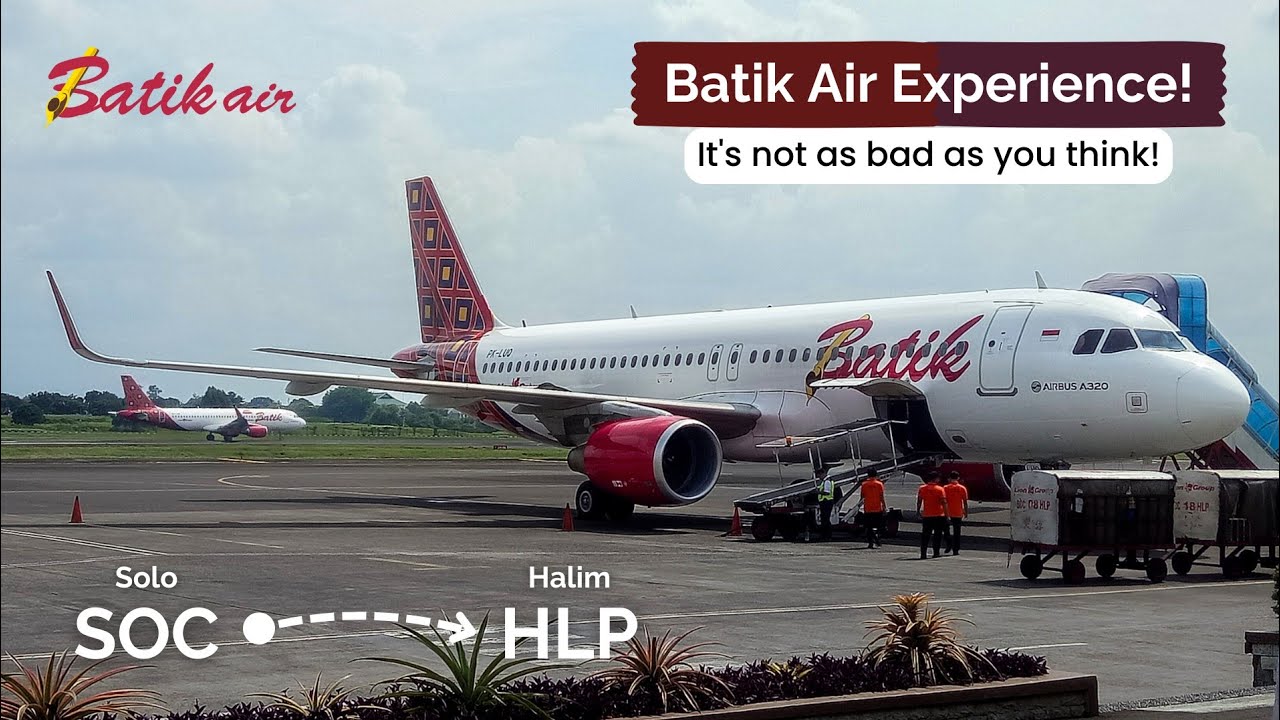 IT'S NOT AS BAD AS YOU THINK! | Batik Air | A320-200 | Economy Class | ID7040 | Solo - Jakarta Halim
