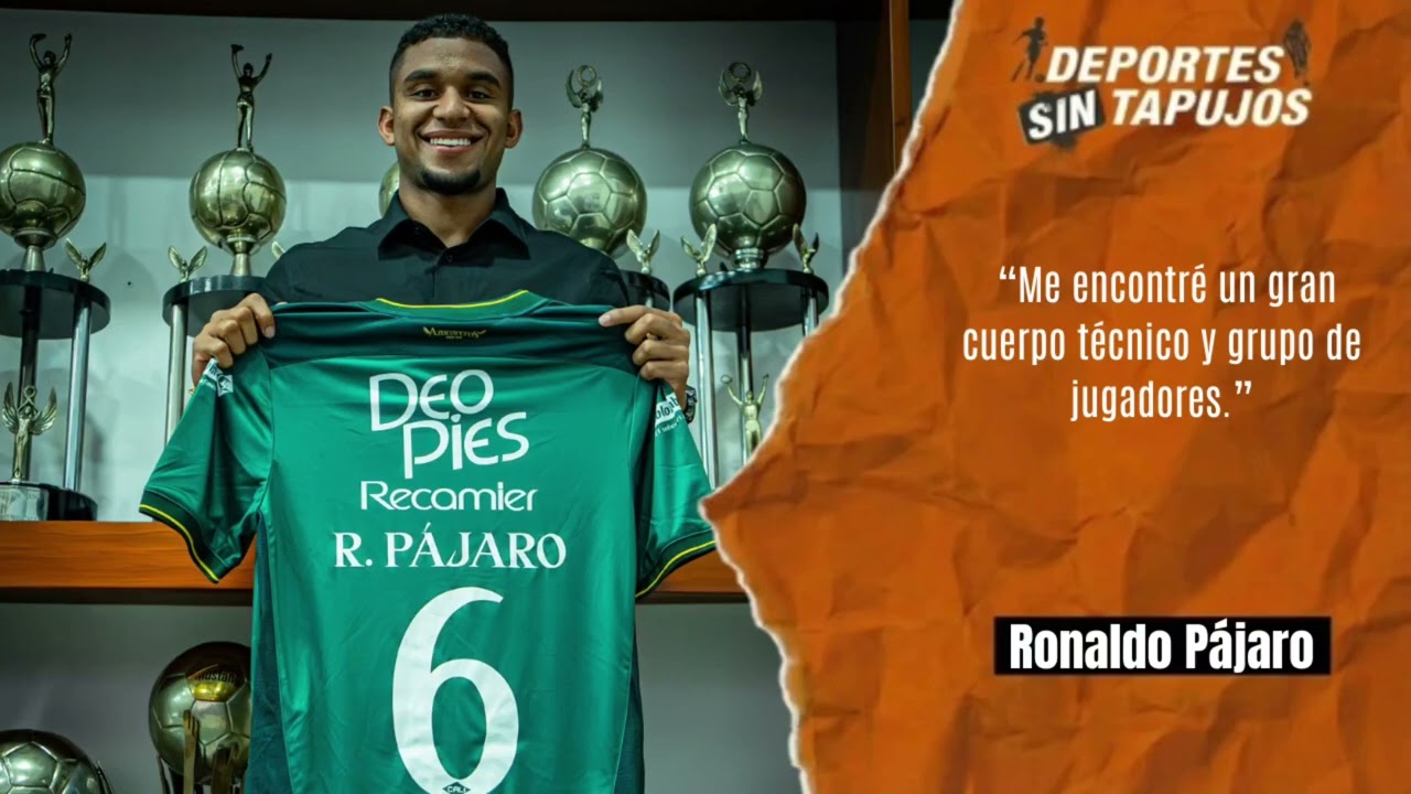 “Los objetivos son llegar a la final y salir CAMPEONES.” Ronaldo Pájaro 