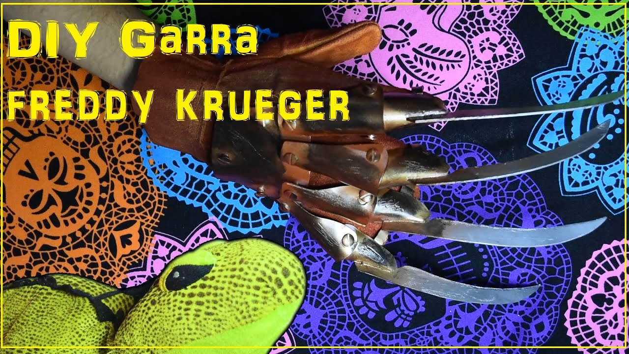 DIY GUANTE GARRA de FREDDY KRUEGER | PESADILLA en ELM STREET | MANUALIDADES