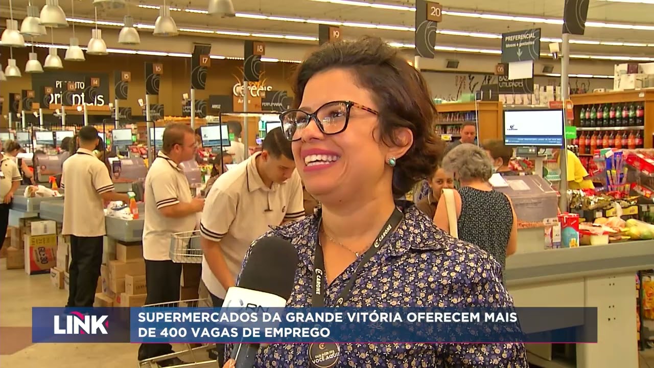 Supermercados da Grande Vitória oferecem mais de 400 vagas de emprego