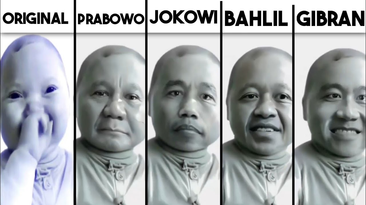 Bayi Tor Monitor Ketua Versi Prabowo Vs Gibran Vs Jokowi Vs Bahlil Vs Gibran 
