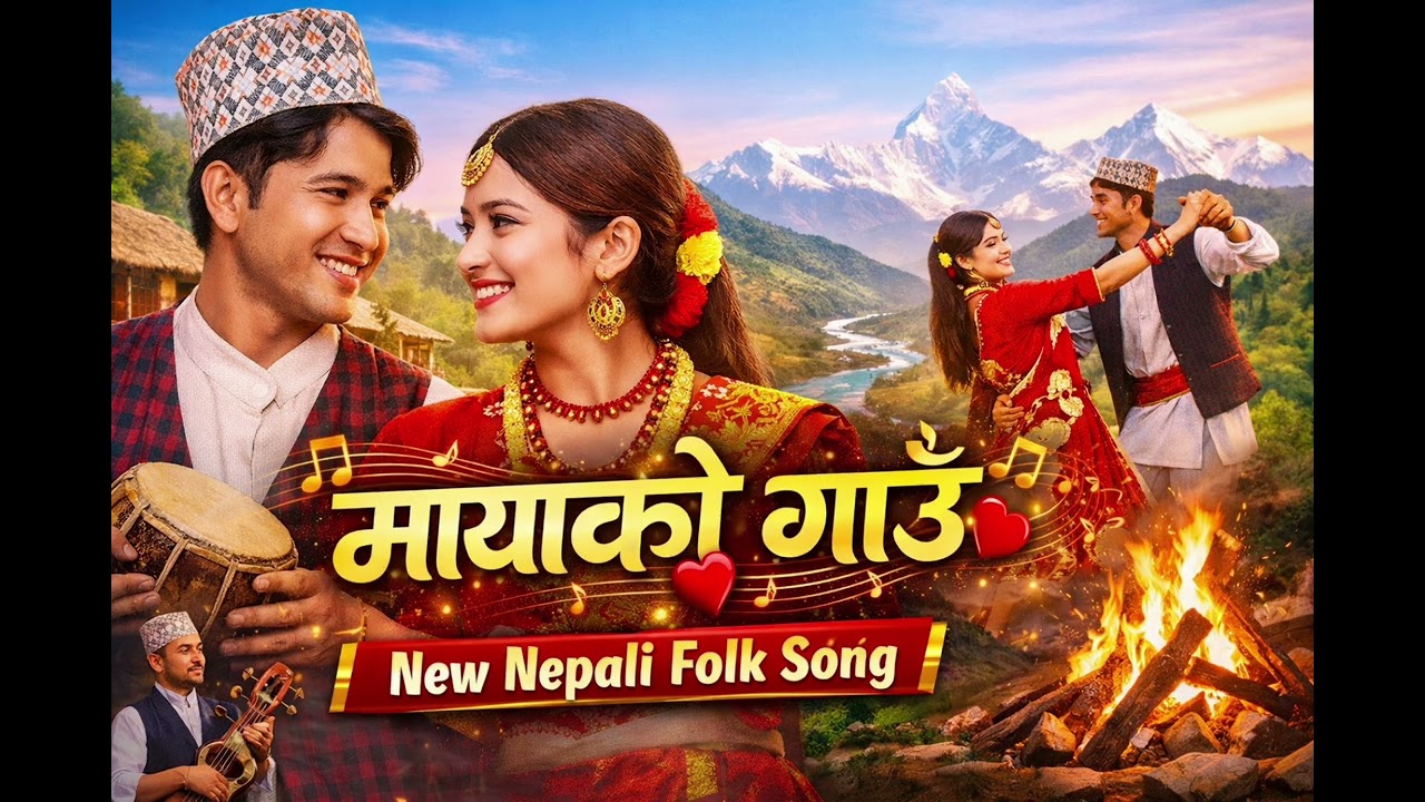 मायाको गाउँ ❤️ | New Nepali Folk Song 2026 | Lok Dohori Duet Song