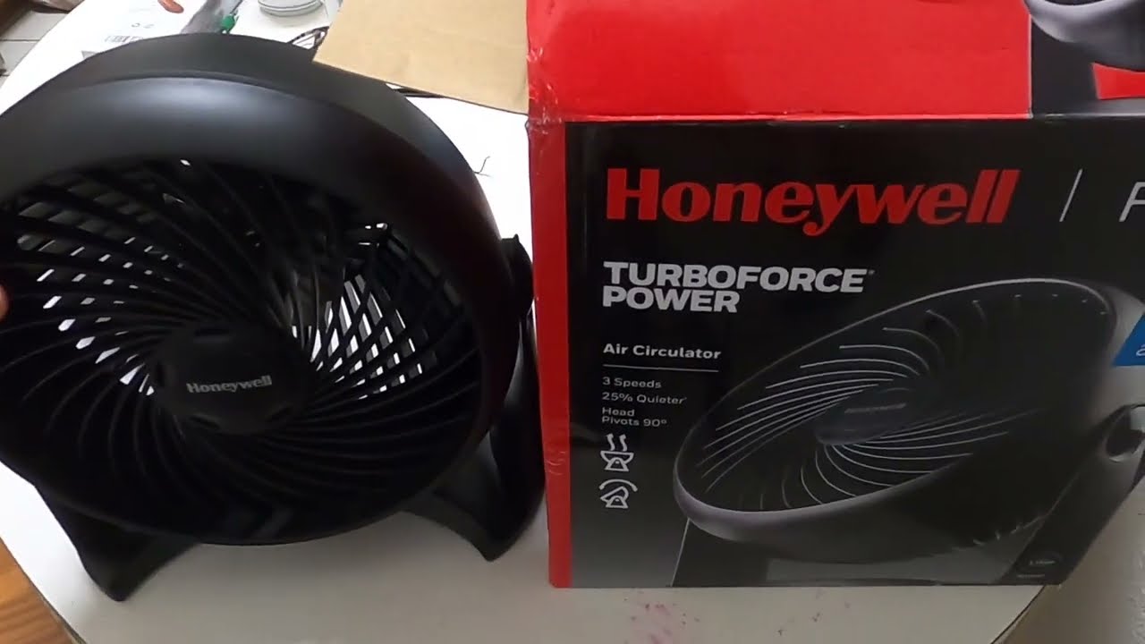 HONEYWELL HT-900 TurboForce Power Air Circulator Fan Black Part 2 of 2 Review and Test | Van House U
