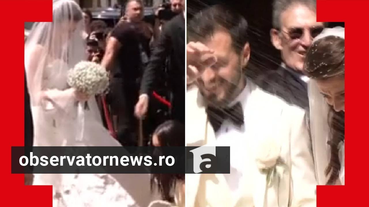 Nuntă în familia Hagi. Kira a purtat o rochie Oscar de la Renta de zeci de mii de € la ceremonie
