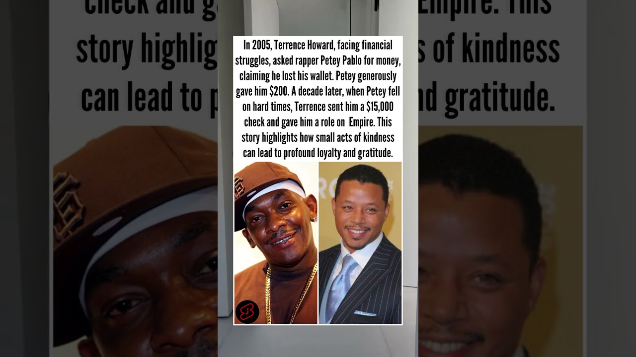 Kindness comes full circle: Terrence Howard's unforgettable gratitude story 