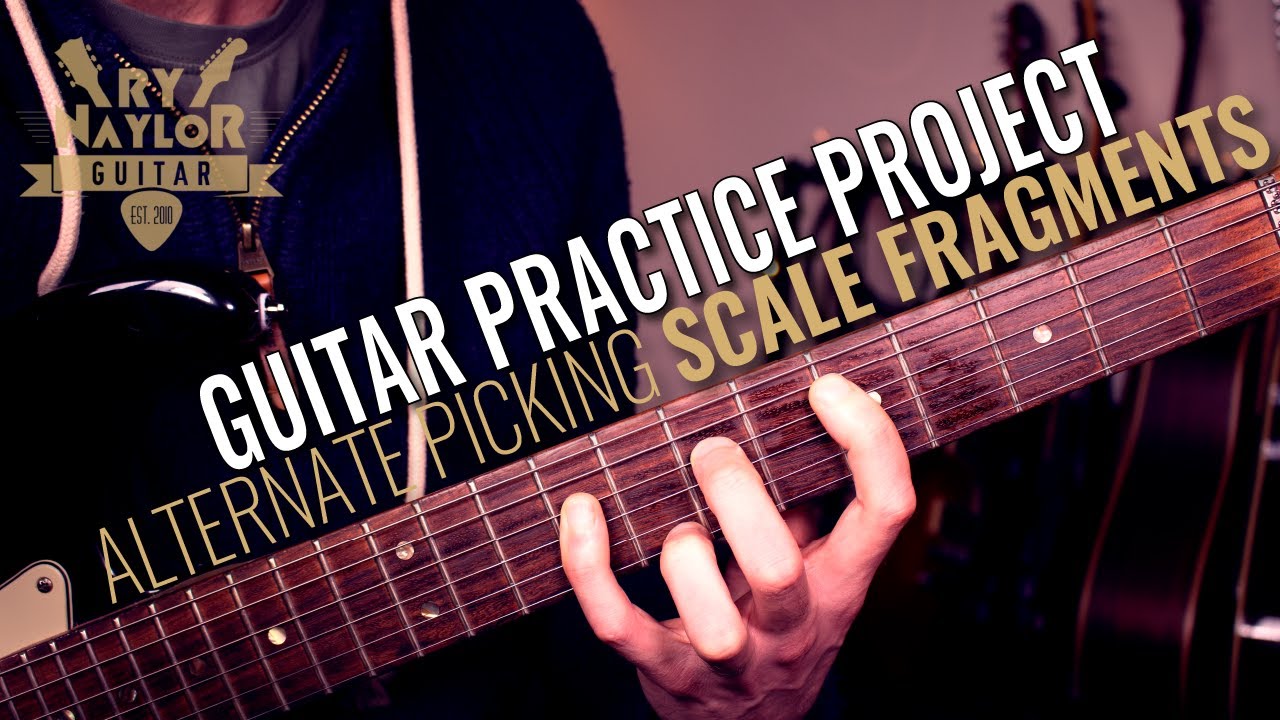 3 Note Per String Exercise Alternate Picking (Guitar Practice Project)