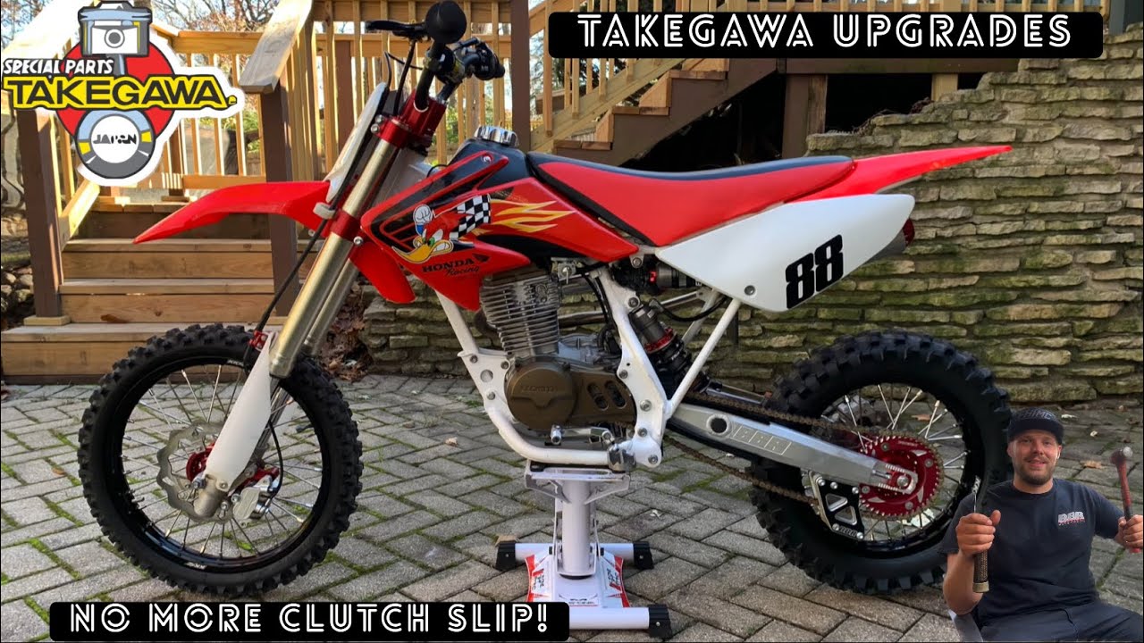 УСТАНОВКА СЦЕПЛЕНИЯ TAKEGAWA CRF100… БОЛЬШЕ НИКАКОЙ ПРОСКАЛЬЗЫВАНИЯ!!!