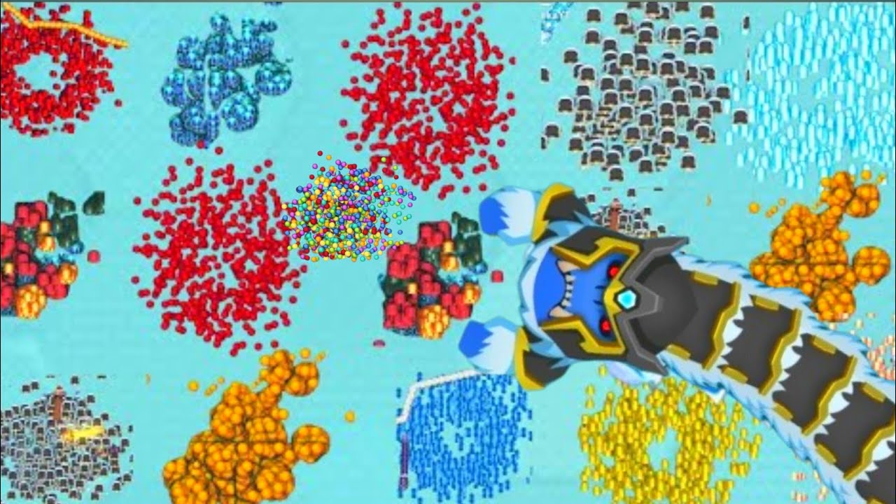 OMG ! Boss King Cold Big Score Point Collection World Record In Map  Best Snakeio Gameplay #snakeio
